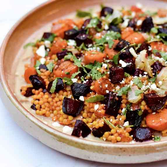 couscous with carrots and beets