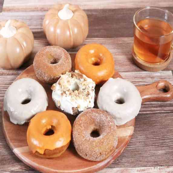 Baked Blueberry Glazed Donuts - Catherine Zhang