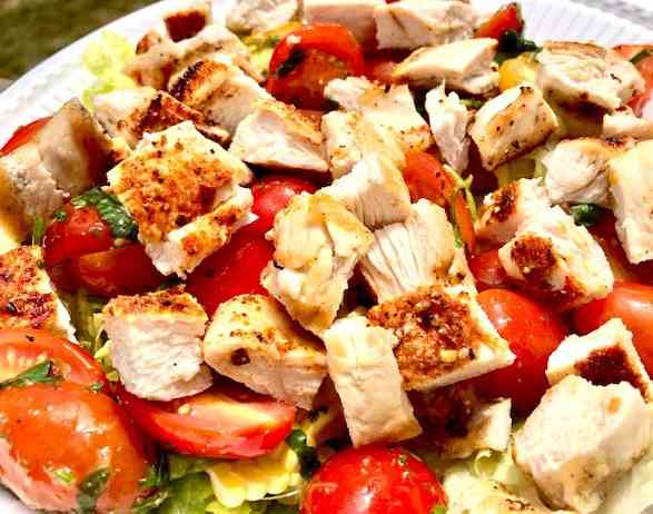 Southwestern grilled chicken salad
