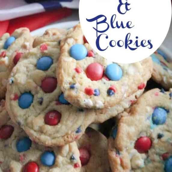 Red White and Blue Cookies 