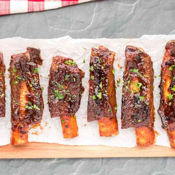 Taking beef chuck riblets and pressure cooking them down into incredibly flavorful, tender strips of