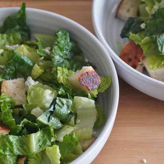 Blue cheese salad in a bowl