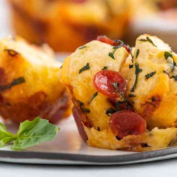 Pizza bites make an awesome appetizer for football games or parties but also hit the spot when you g
