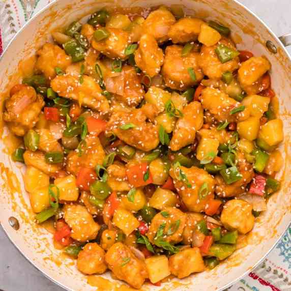 Sweet and sour chicken is as iconic as it is comforting with savory-sweet flavors and extra crispy c