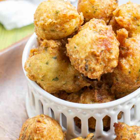 salted cod fritters