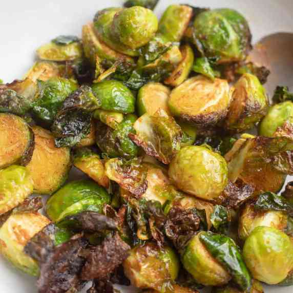 Air Fryer BBQ Brussels Sprouts