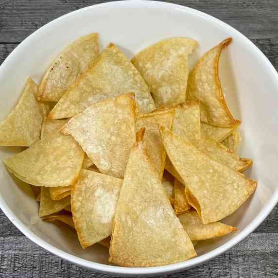 bowl of tortilla chips