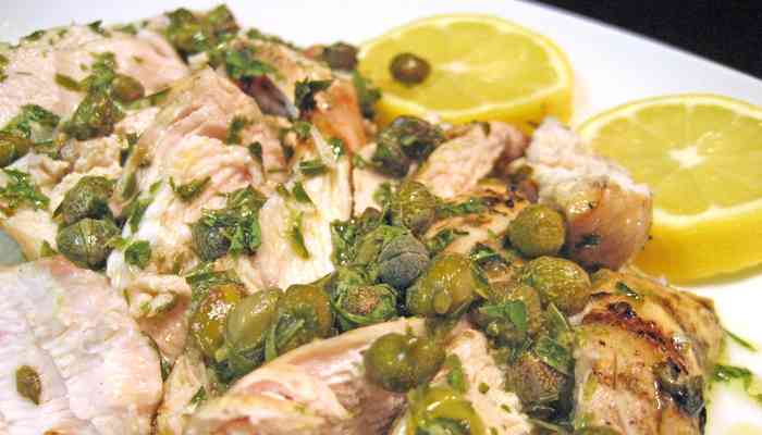 Chicken with Lemon and Capers