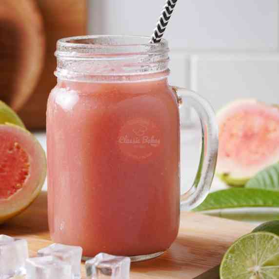 jar of guava juice