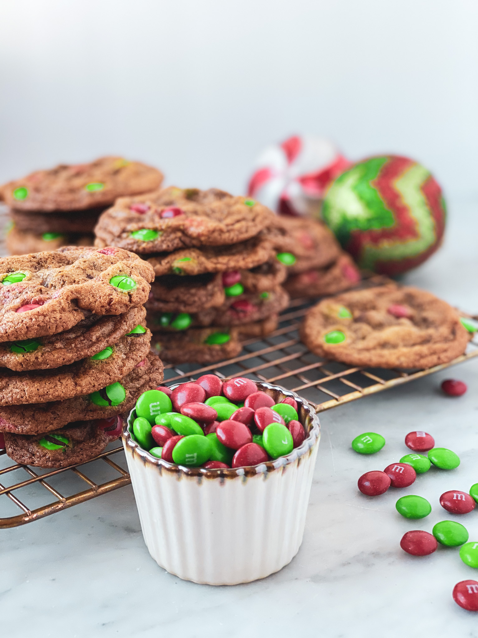 Find a recipe for Christmas M&m Chocolate Chip Cookies on Trivet ...