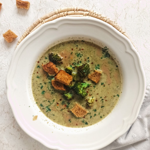 Broccoli Soup with Tahini