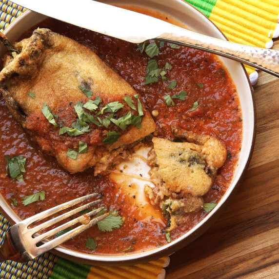 Chiles Rellenos (Mexican-Style Cheese-Stuffed Chilies)