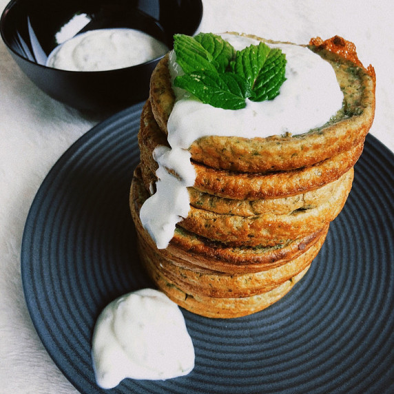 Savory Kale Pancakes