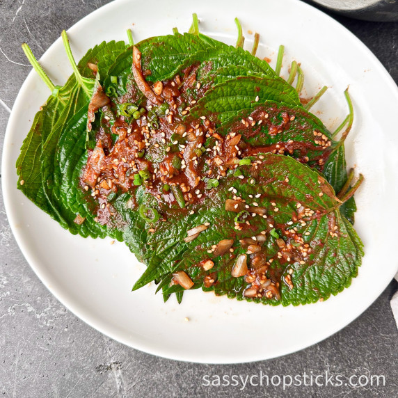 perilla leaf kimchi
