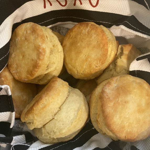 Delicious homemade biscuits 