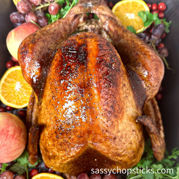 Asian roast turkey