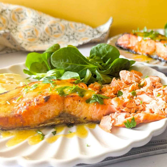 Picture of Air Fryer Frozen Salmon recipe.