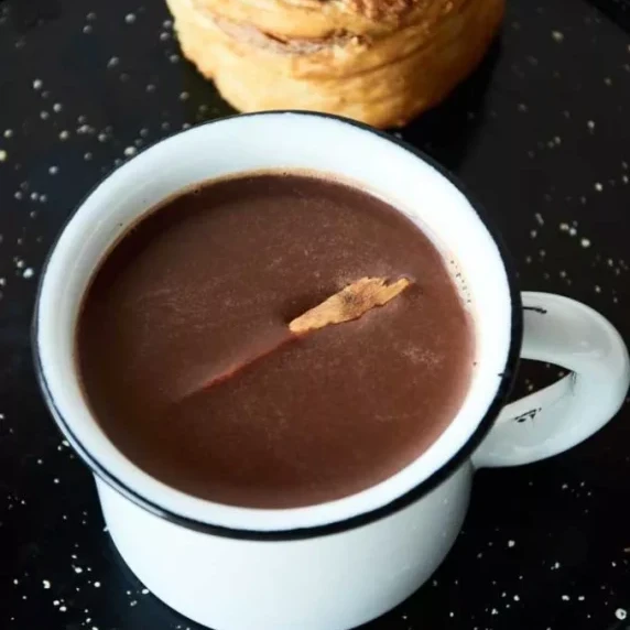 Mexican Hot Chocolate on white cup
