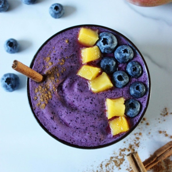 Blueberry Mango Smoothie Bowl