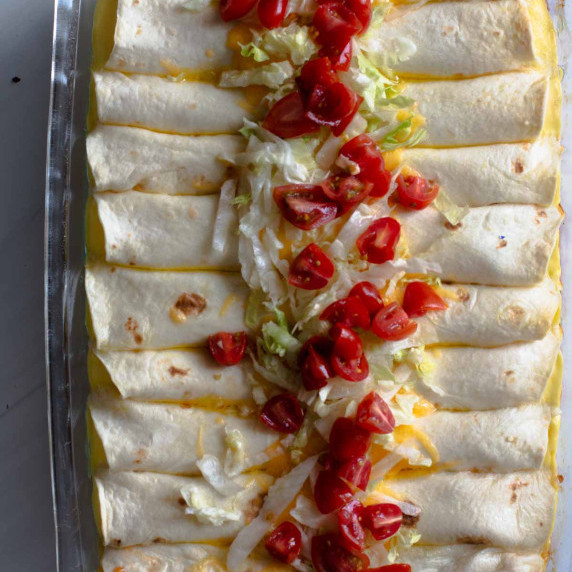 9 x 13 Make Ahead Over Night Breakfast Burrito Casserole