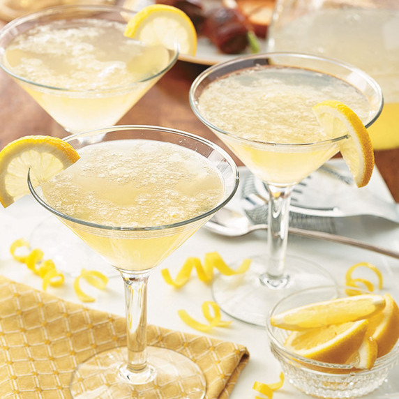 Lemon Drop Champagne Punch