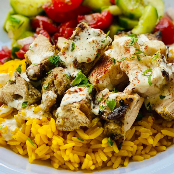 Chicken Shawarma and Rice