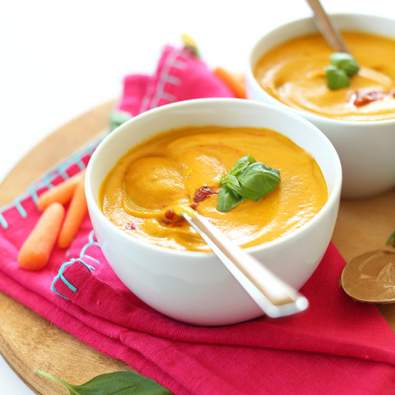 creamy thai carrot soup