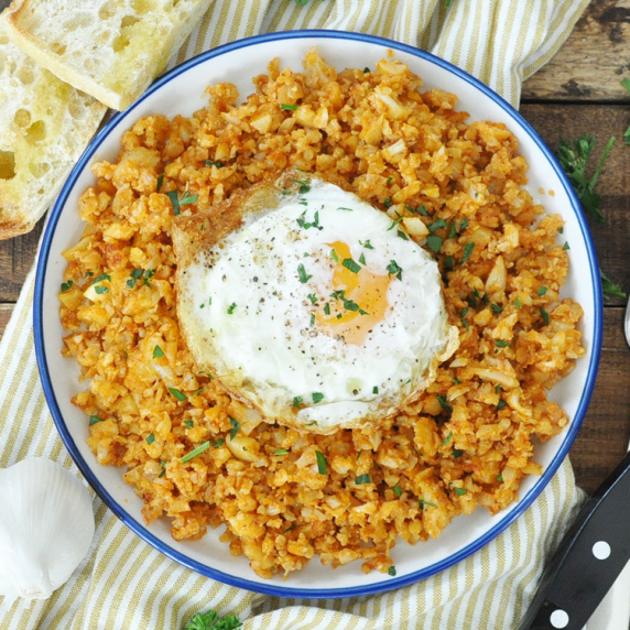 Spanish Garlic Cauliflower Crumbs