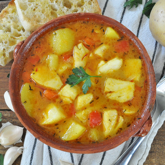 Spanish Fish and Potato Soup