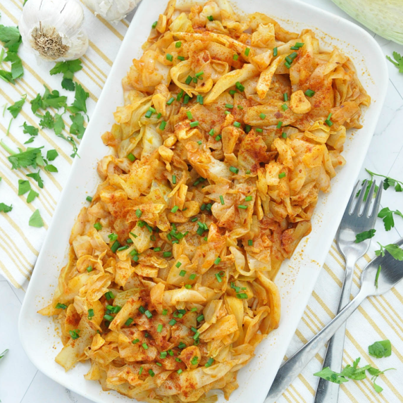 Spanish Garlic Paprika Cabbage