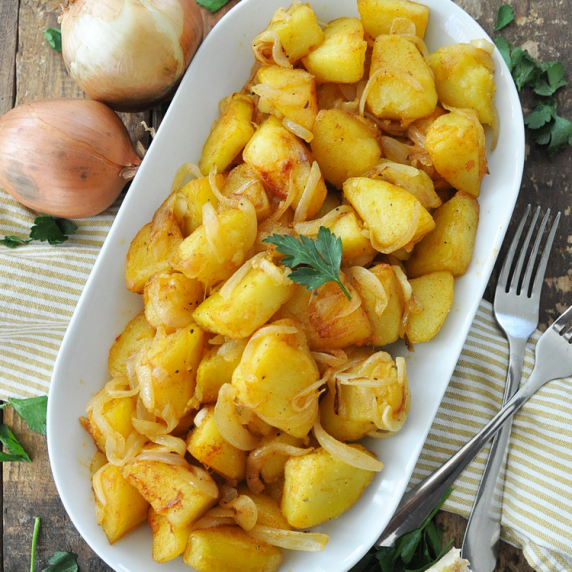 Classic Spanish Potatoes with Onions