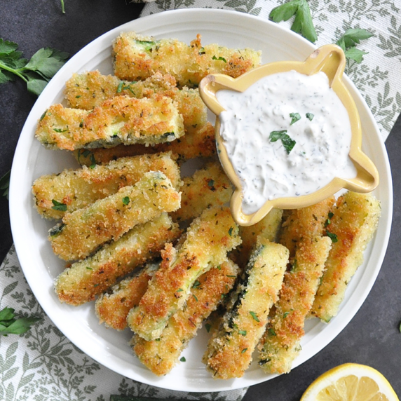 “Better than Restaurant” CRISPY Zucchini