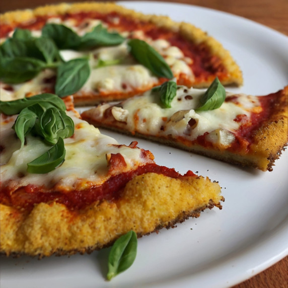 Ultimate Keto Cauliflower Pizza: Low-Carb Crust with Marinara, Cheese & Toppings Galore!