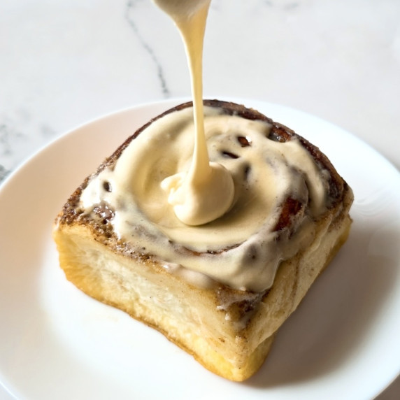 Cream Cheese Icing Recipe for Cinnamon Rolls.