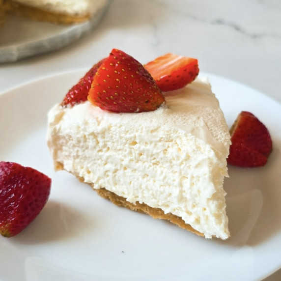 EASY Philadelphia 3 Ingredient Cheesecake No Bake Recipe.