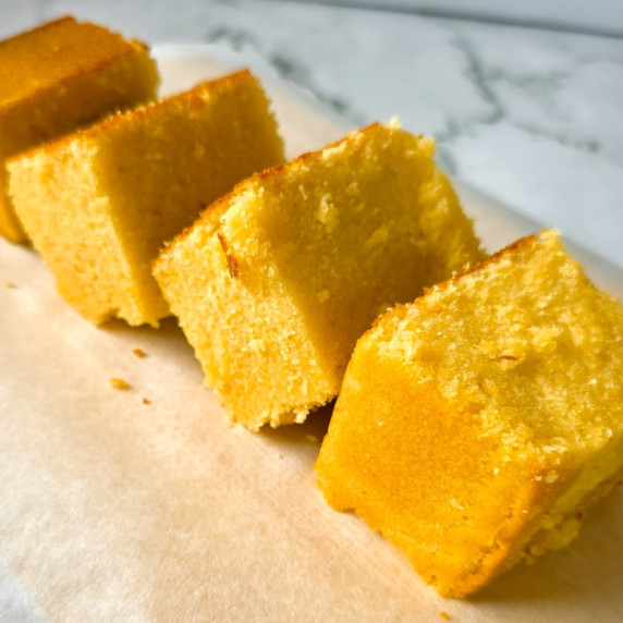 Butter Cake slices.