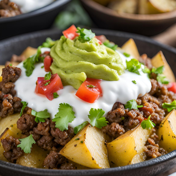 Loaded taco bowl