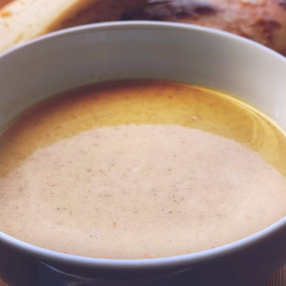 Chanterelle $ Sparassis Crispa - Wild mushroom soup