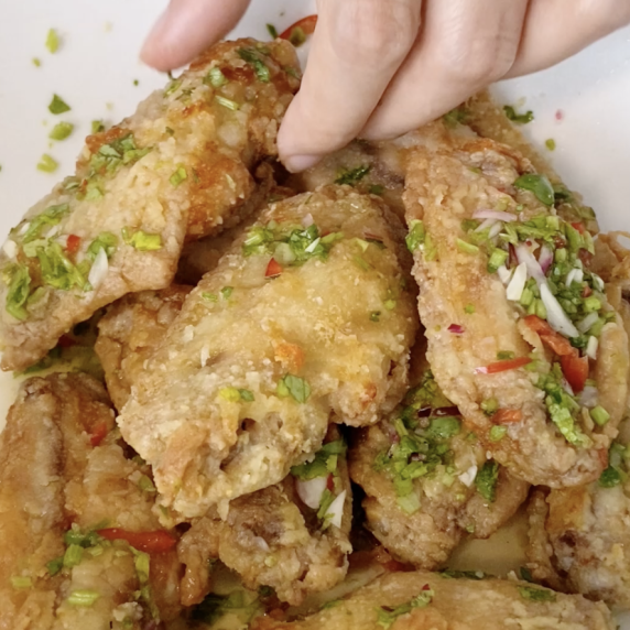 Fish Sauce Air Fried Chicken Wings