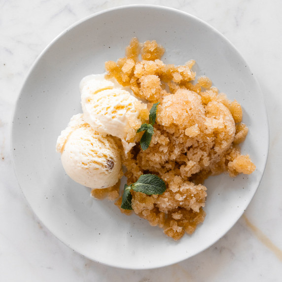 granita and icecream