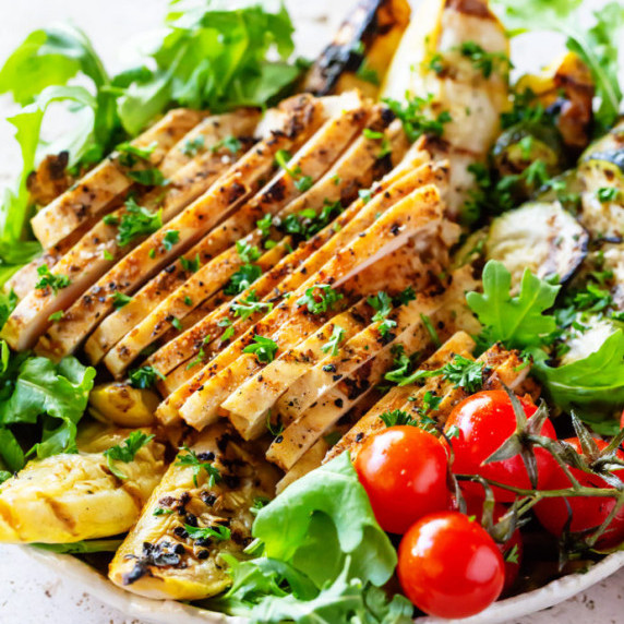 PCOS Grilled Chicken & Veggie Bowl