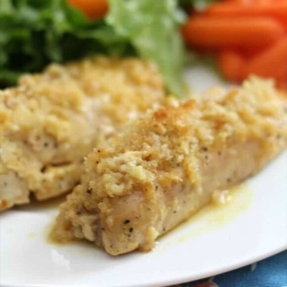 Honey Mustard Chicken Tenders are a kid favorite with crispy panko and easy honey mustard.