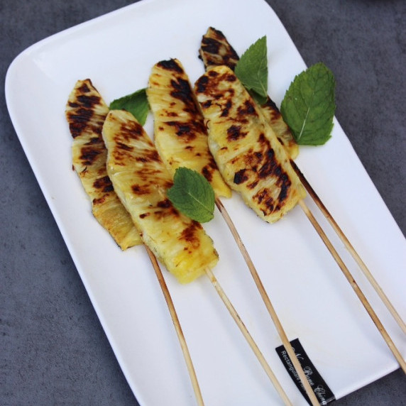 Honey Glazed Grilled Pineapple