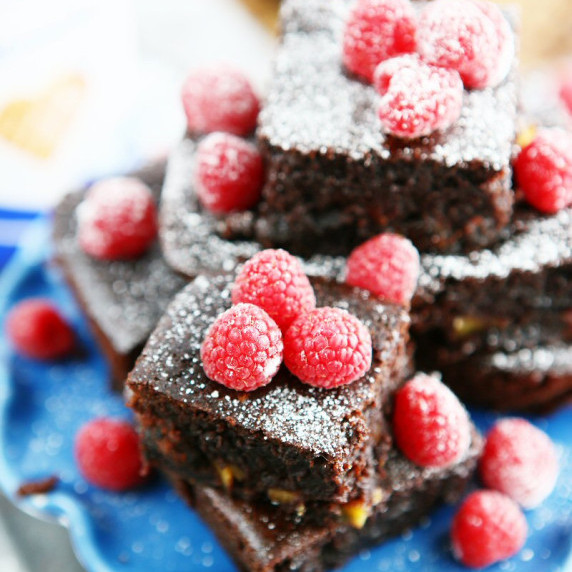 Chestnut and Prune Brownies