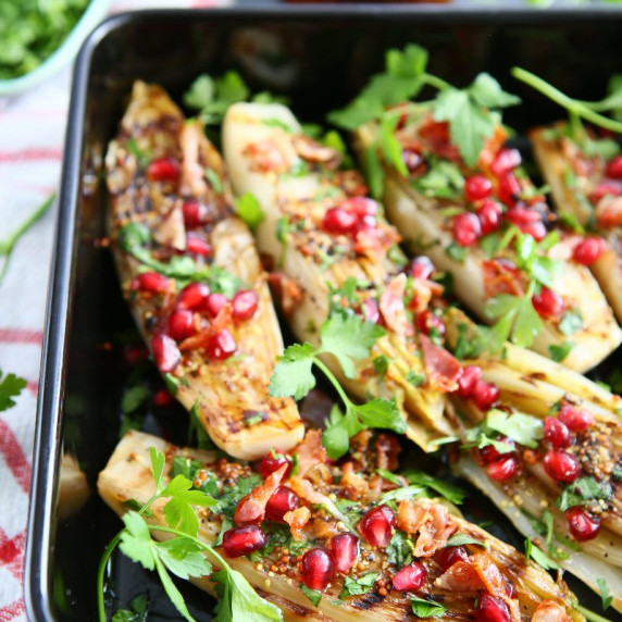 Belgian Endive and Pomegranate Salad
