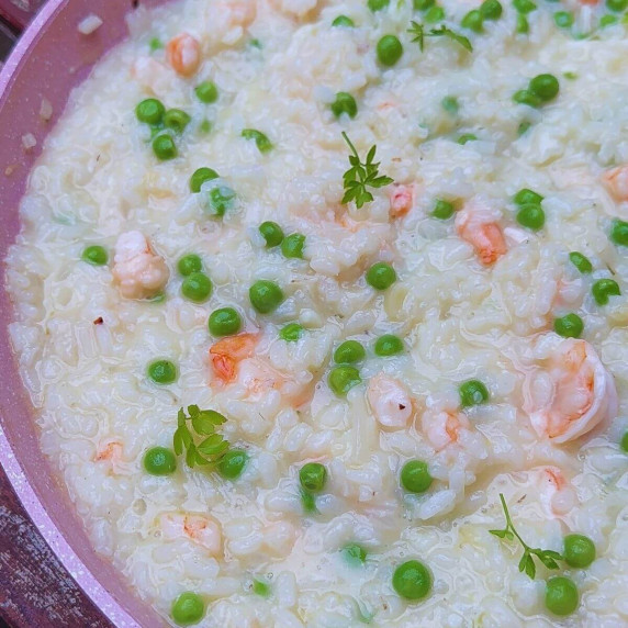 Prawn and Pea Risotto