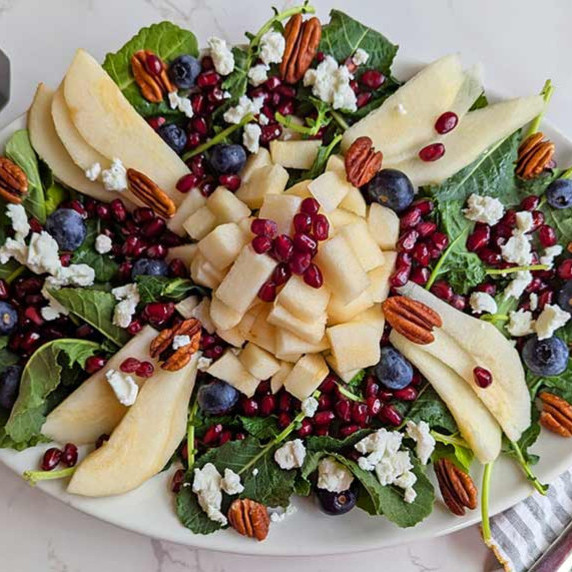 Baby Kale Pear Salad