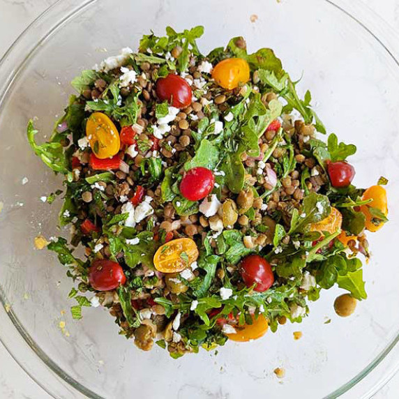 Mediterranean Lentil Salad