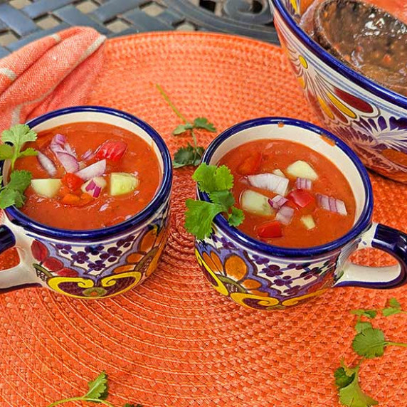 Heirloom Tomato Gazpacho Soup