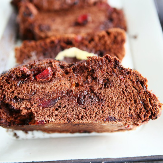 Chocolate and Cherry Soda Bread